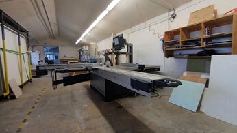 ALTENDORF F45 s vakuovými přísavkami, vzduchovým stolem a zarážkami DUO 90
