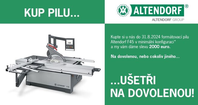 Kup pilu a ušetři na dovolenou